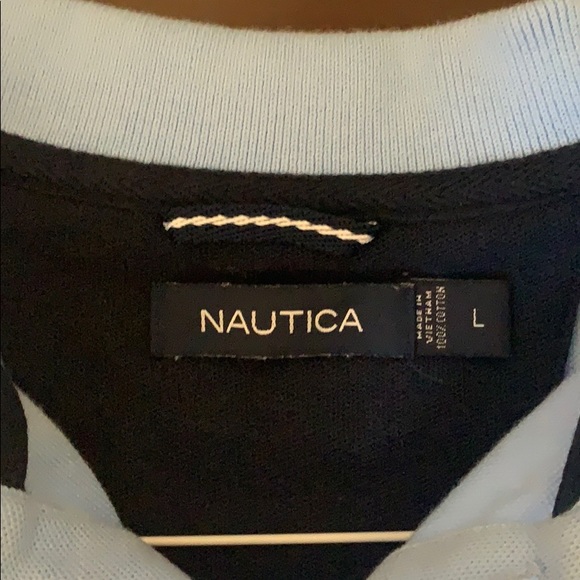 Light Blue Nautica polo - Picture 2 of 3